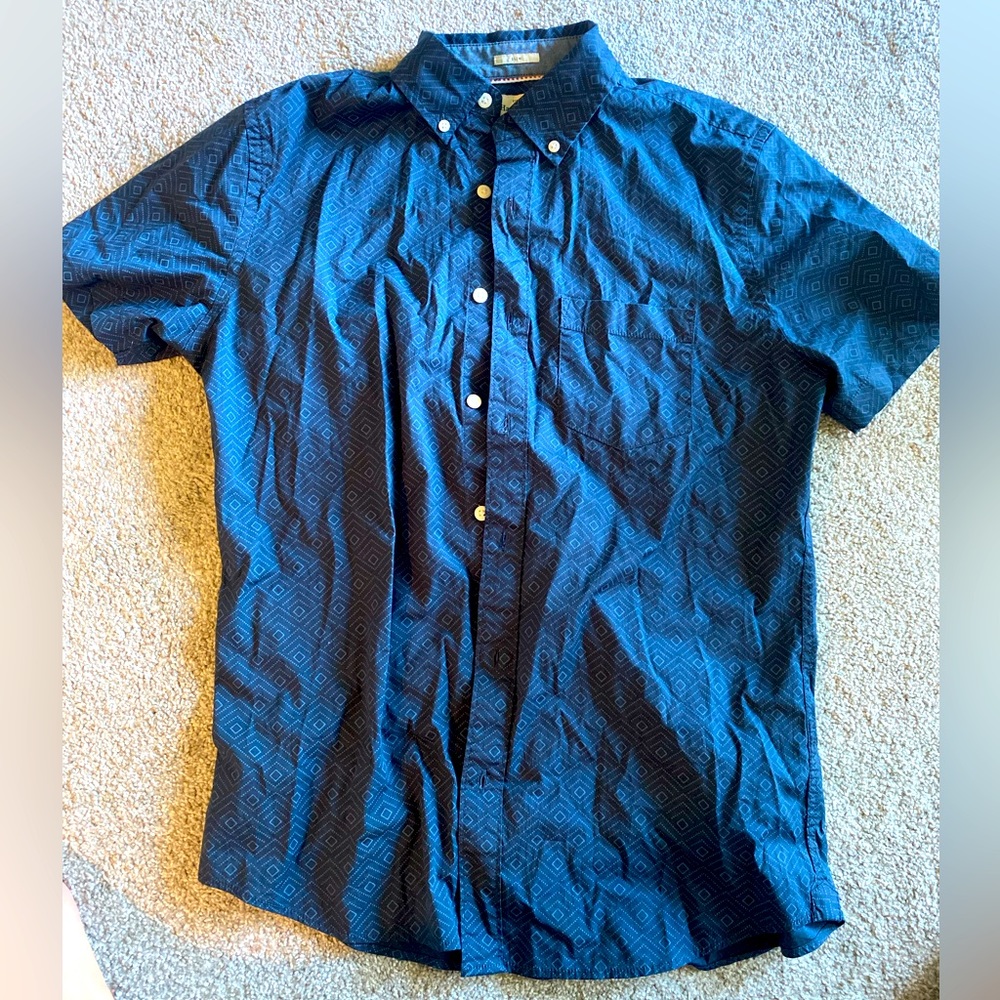 HAWKER RYE Essential Wash Short Sleeve Stretch Shirt